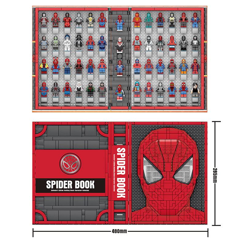 spider book lego