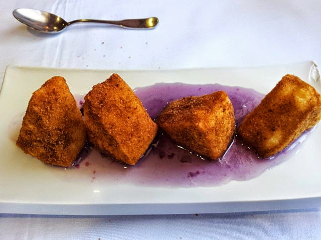 Violet Marmalade and Fried Cheese