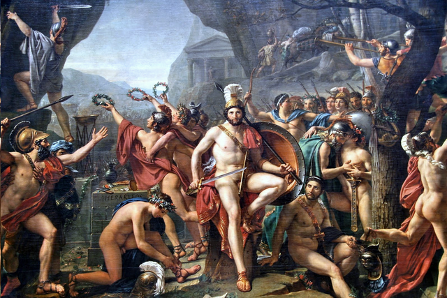 Jacques-Louis David(1814) - 300 Spartalı ve Kral Leonidas Jacques-Louis David(1814) - 300 Spartalı ve Kral Leonidas