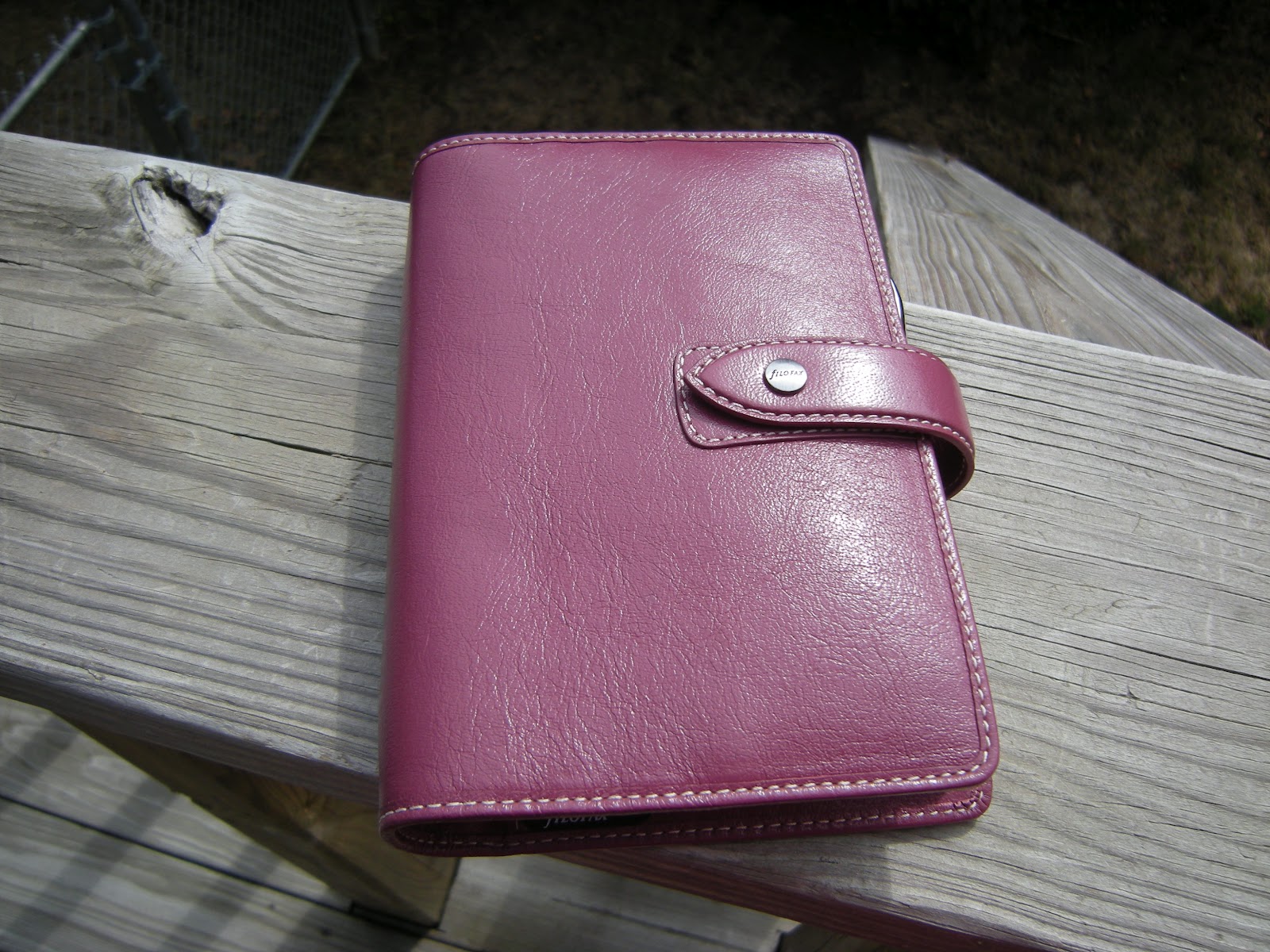 2ScrapAlot: Vintage Pink Malden filofax