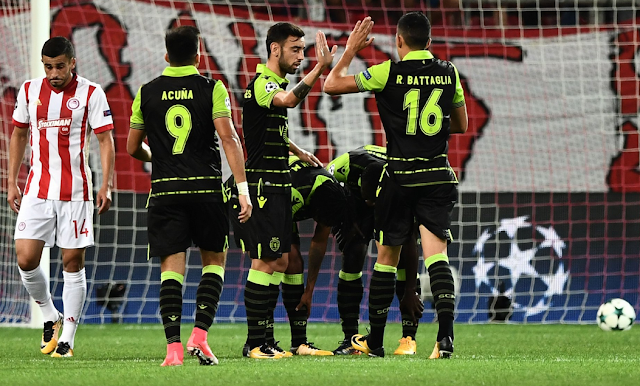 VIDEO: Olympiakos 2-3 Sporting Lisbon, Rabu, 13 September 2017, pukul 01:45 WIB, Stadio Georgios Karaiskaki, Piraeus VIDEO: Olympiakos 2-3 Sporting Lisbon, Rabu, 13 September 2017, pukul 01:45 WIB, Stadio Georgios Karaiskaki, Piraeus