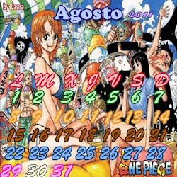 Calendario One Piece