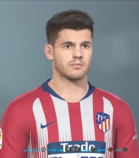 Pes 2019 Faces Alvaro Morata By Shenawy Pesnewupdate Com Free Download Latest Pro Evolution Soccer Patch Updates