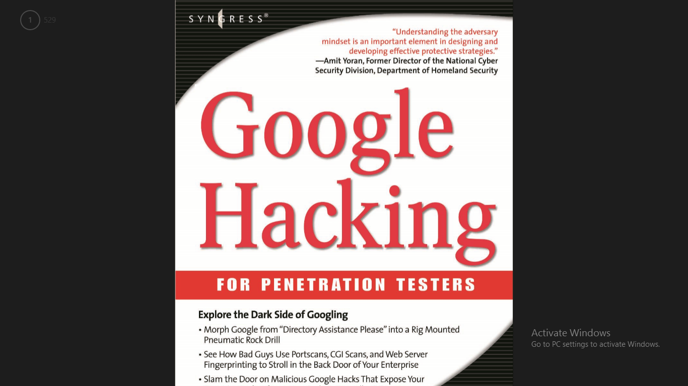 Google Hacking Ebook