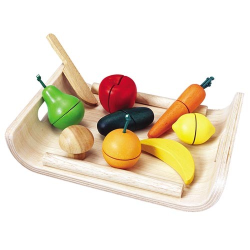 YT/PeepMYSteelo: Wooden Play Food Set