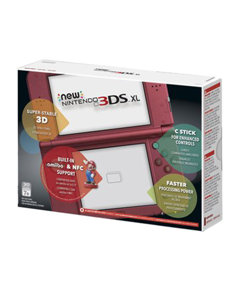 Blog Nintendo New 3DS XL Game Console Red FREE SHIPPING INDIA