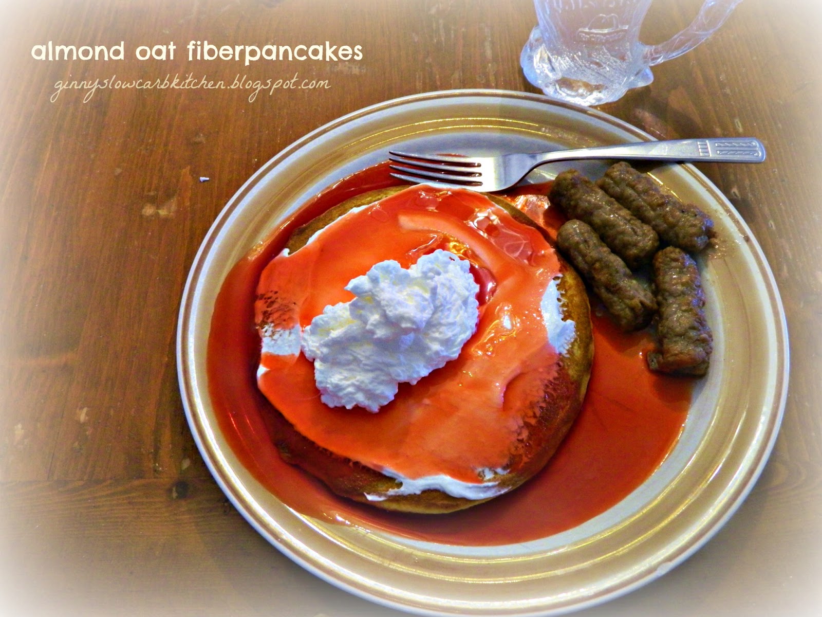 Ginny's Low Carb Kitchen ALMOND FLOUR OAT FIBER PANCAKES WITH QUARK