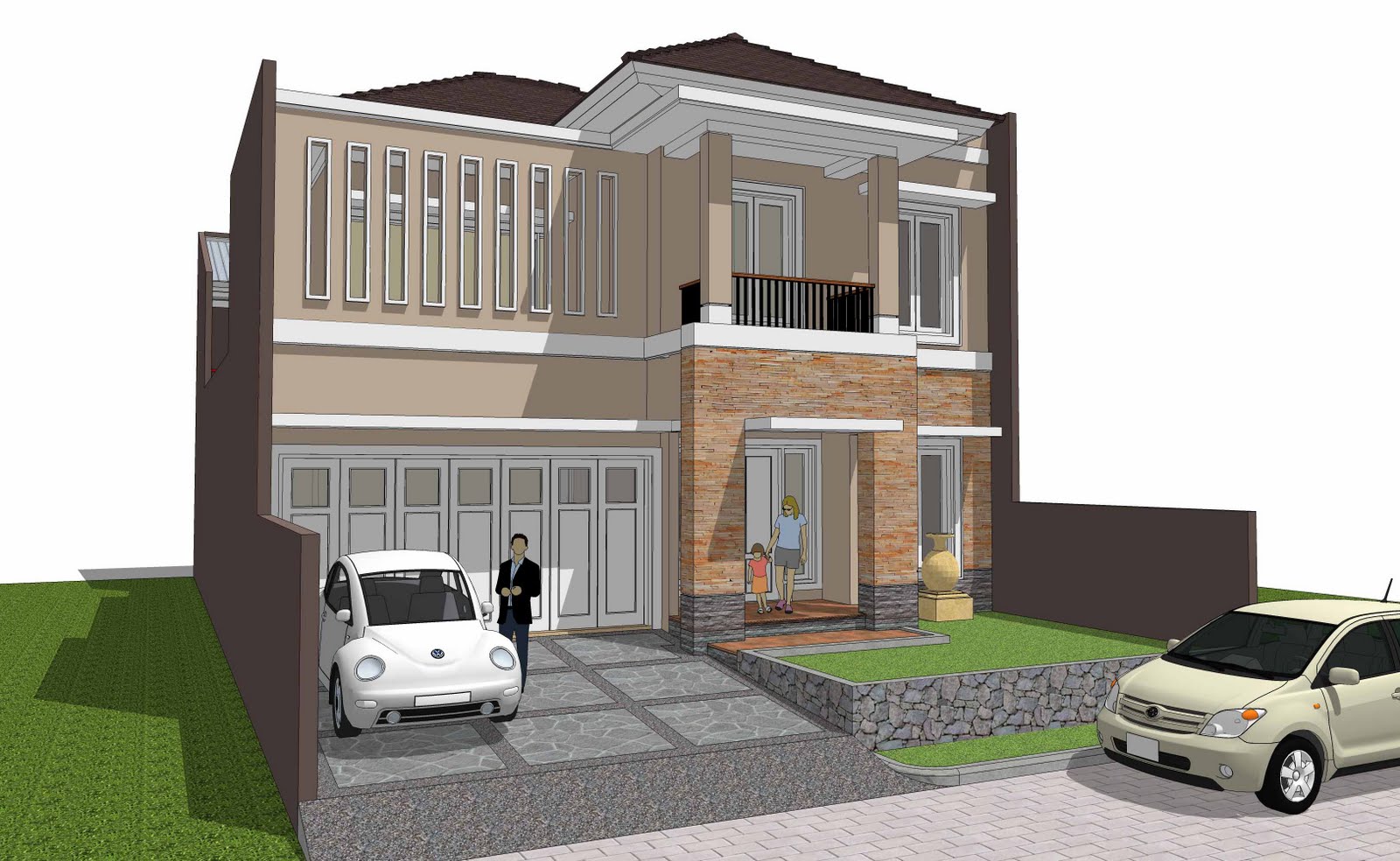 Desain Rumah Minimalis 2 Lantai Gratis Jasa Gif Ep Unm