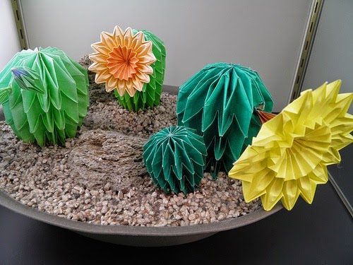 paper cactus garden picture
