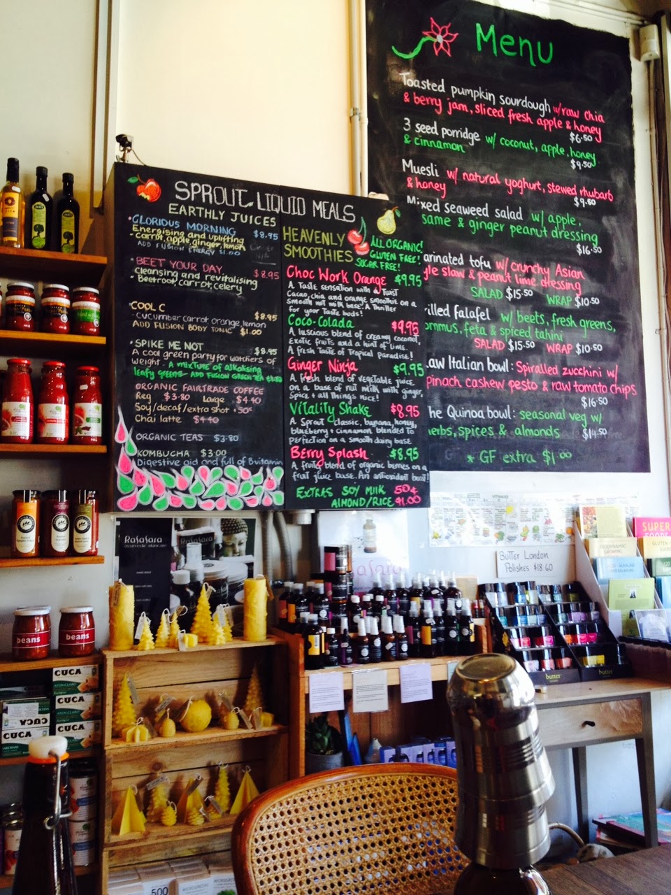 The Quest for Noms Sprout Organic Cafe and Grocery