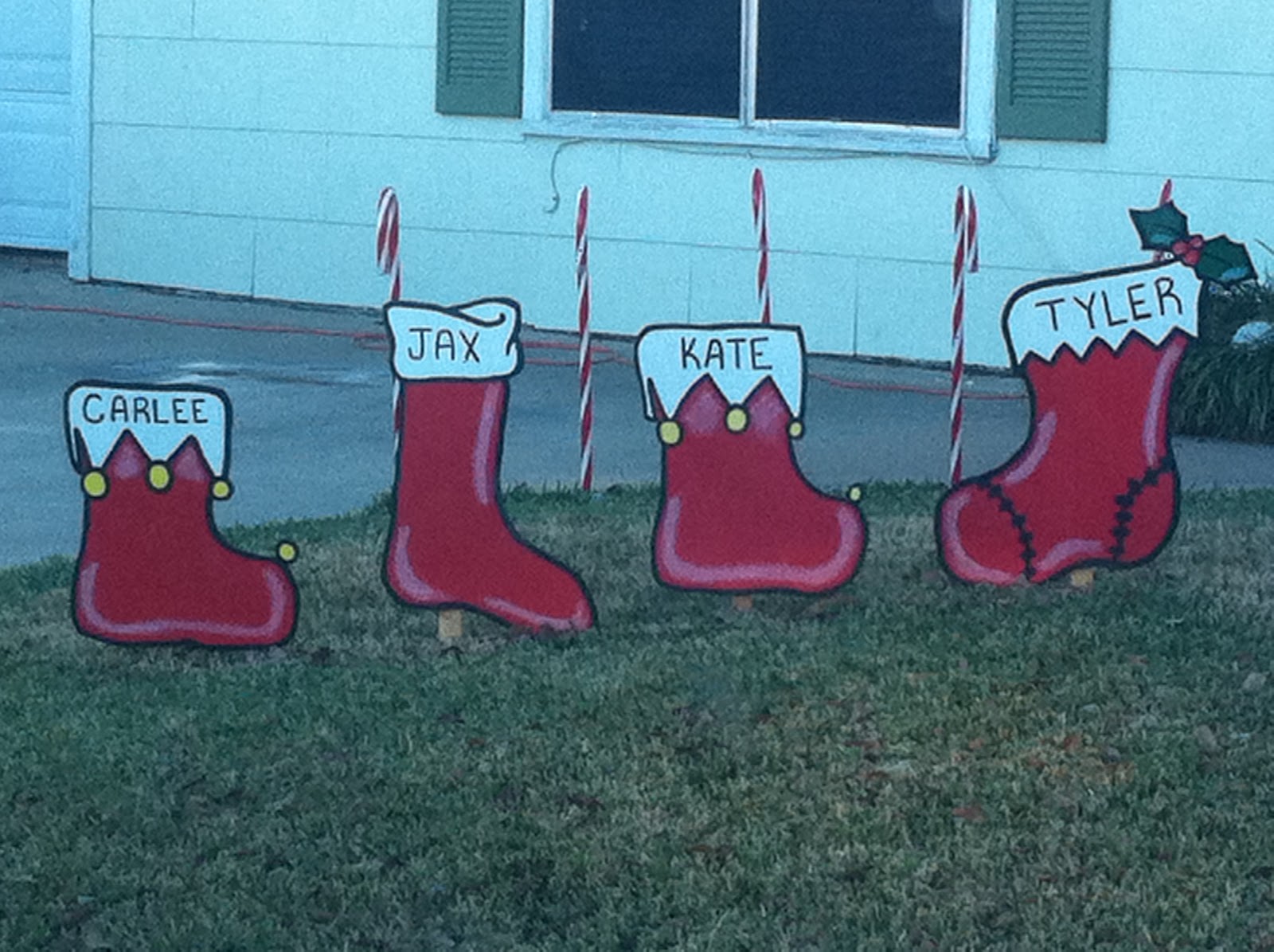 Brittni's Personal Creations Yard CutOuts  Christmas