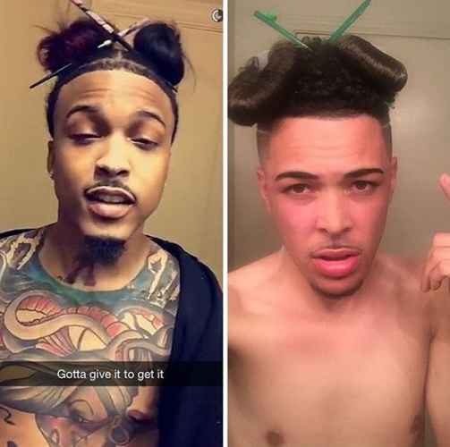 Lol Fan Imitates Singer August Alsina S Ridiculous Hairstyle