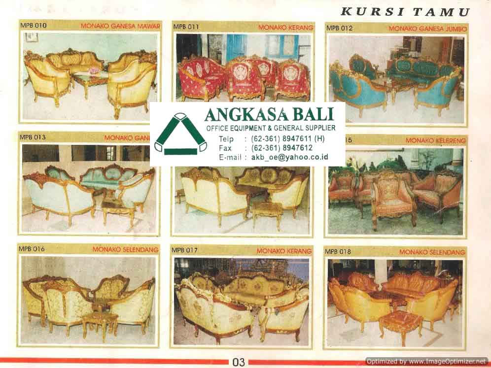 Angkasa Bali  Furniture  Distributor Kursi Meja Kantor Bali 