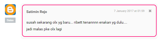netizen mengeluh netizen mengeluh tampilan olx