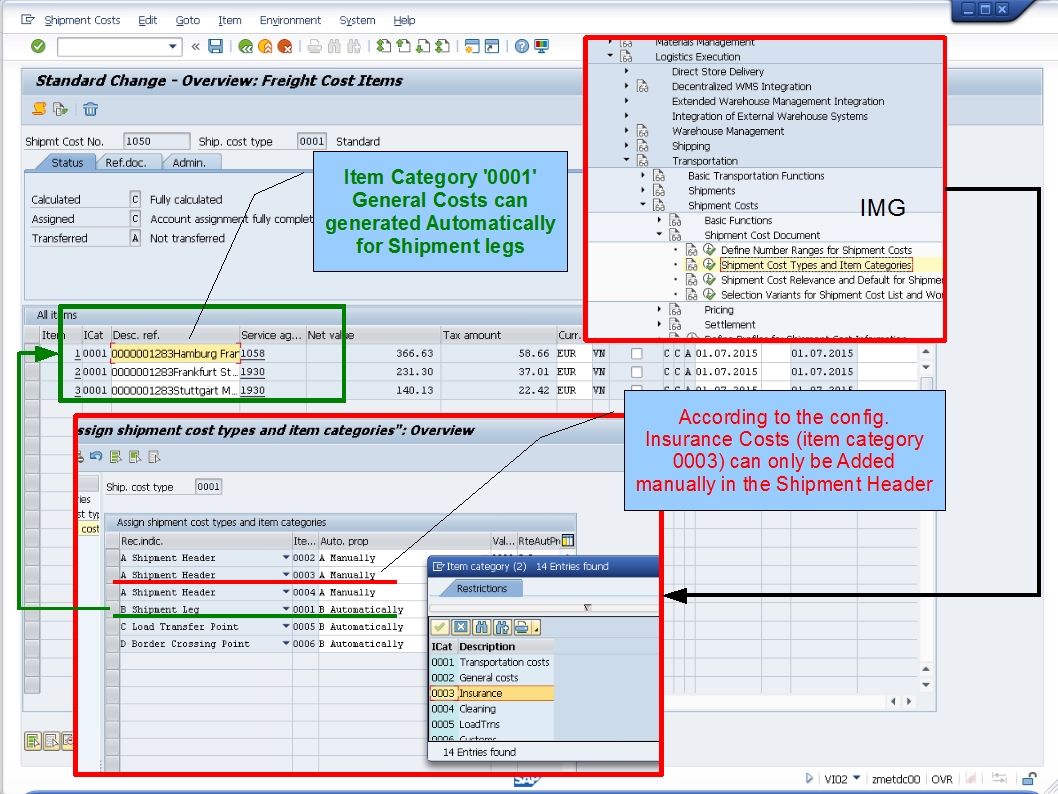 青蛙SAP分享 Froggy's SAP sharing LE Shipping Controlling Shipment Cost