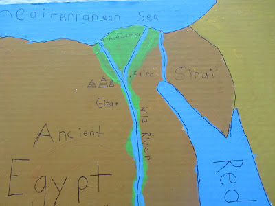 Ancient Egypt Unit Study: Map of Egypt - The Unlikely Homeschool