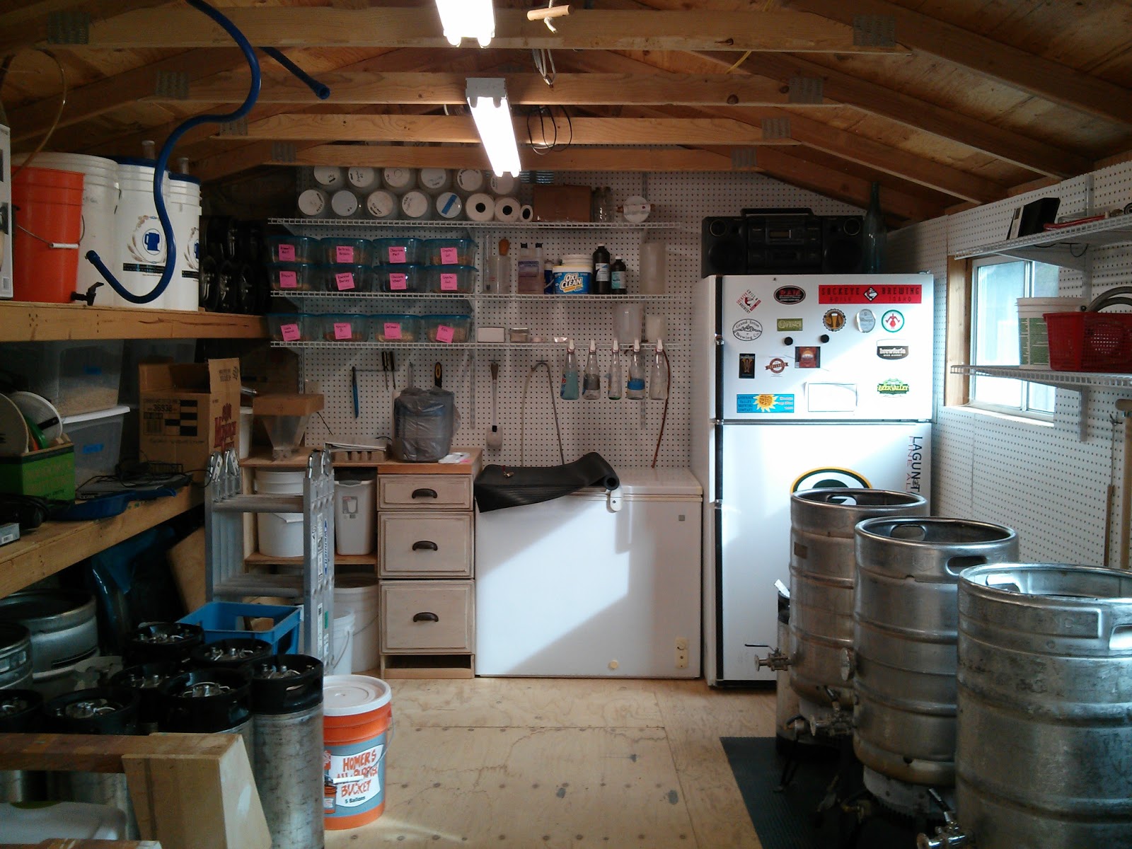 It comes in pints Beer Shed