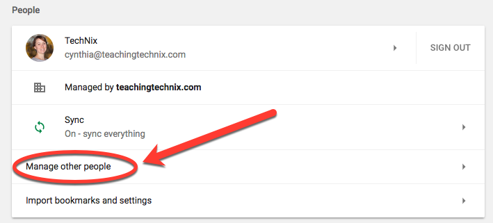 google chrome sign in manage people google chrome sign in manage people