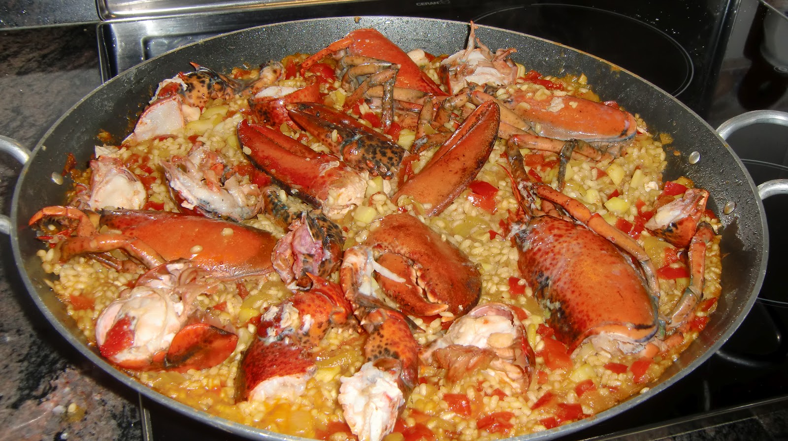 Crónica de Cocina Paella de Bogavante