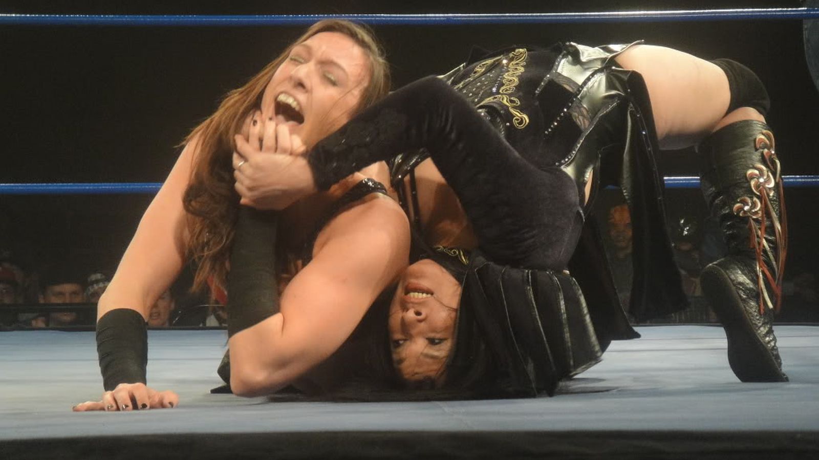Black hand job Woman dominated wrestling