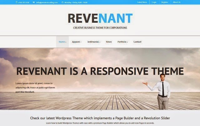 Revenant - Multipurpose Bootstrap Template