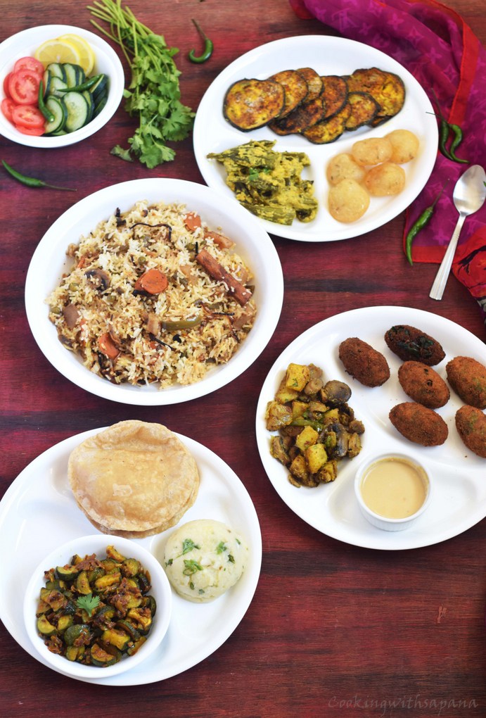 Zucchini Fry and Bengali Thali Cooking With Sapana