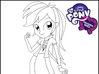 47+ Rainbow Dash My Little Pony Human Coloring Pages Pictures