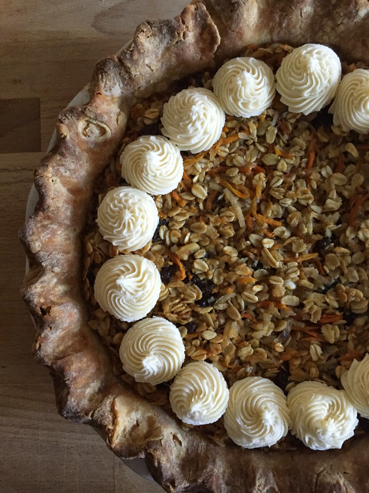 arielle clementine Carrot Cake Oatmeal Cream Pie (gluten and dairy free)