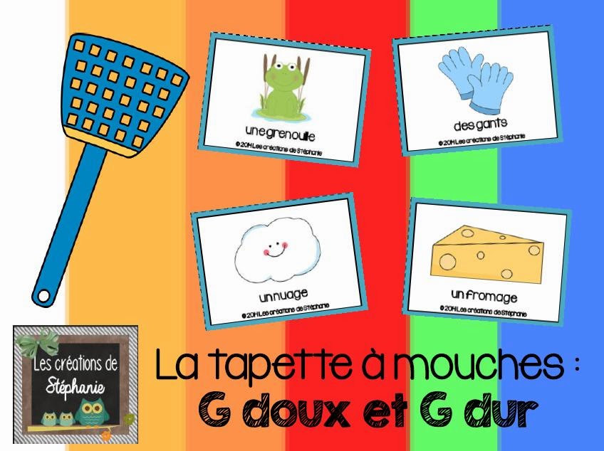 Les créations de Stéphanie La tapette à mouches G doux et G dur