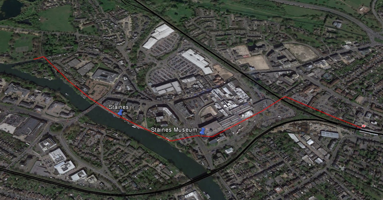 Captain JP's log The London Stones Staines (uponThames)