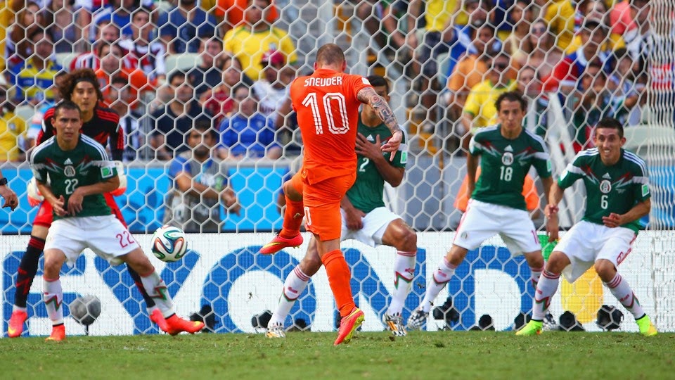 Resultado de imagen para tiro esquina holanda mexico