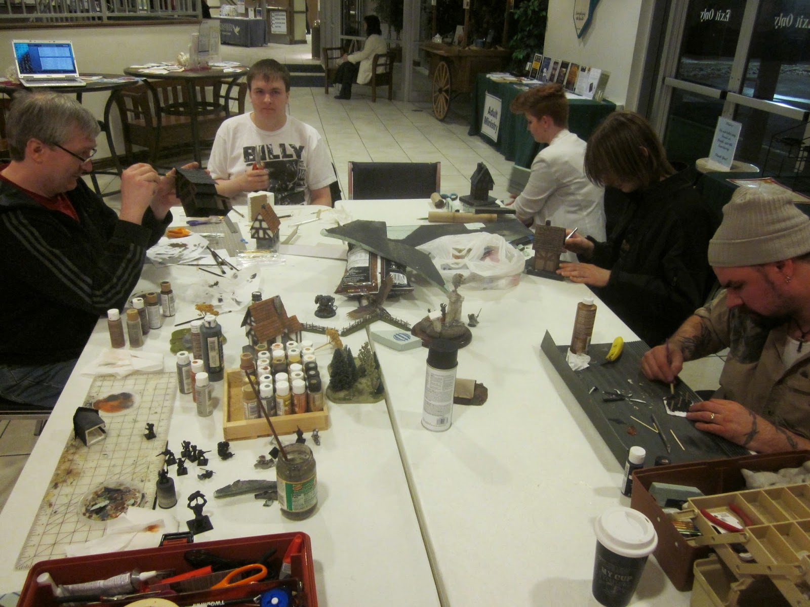 Battleground Hobbies Model Building 101 Class Progress