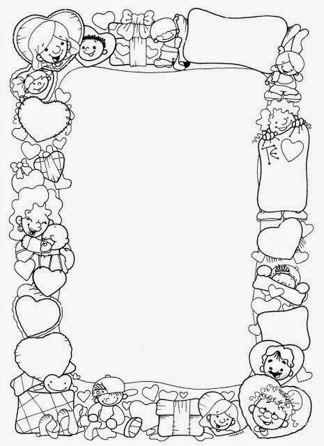 Maestra De Infantil Tarjetas Para Colorear En El Dia De La Madre