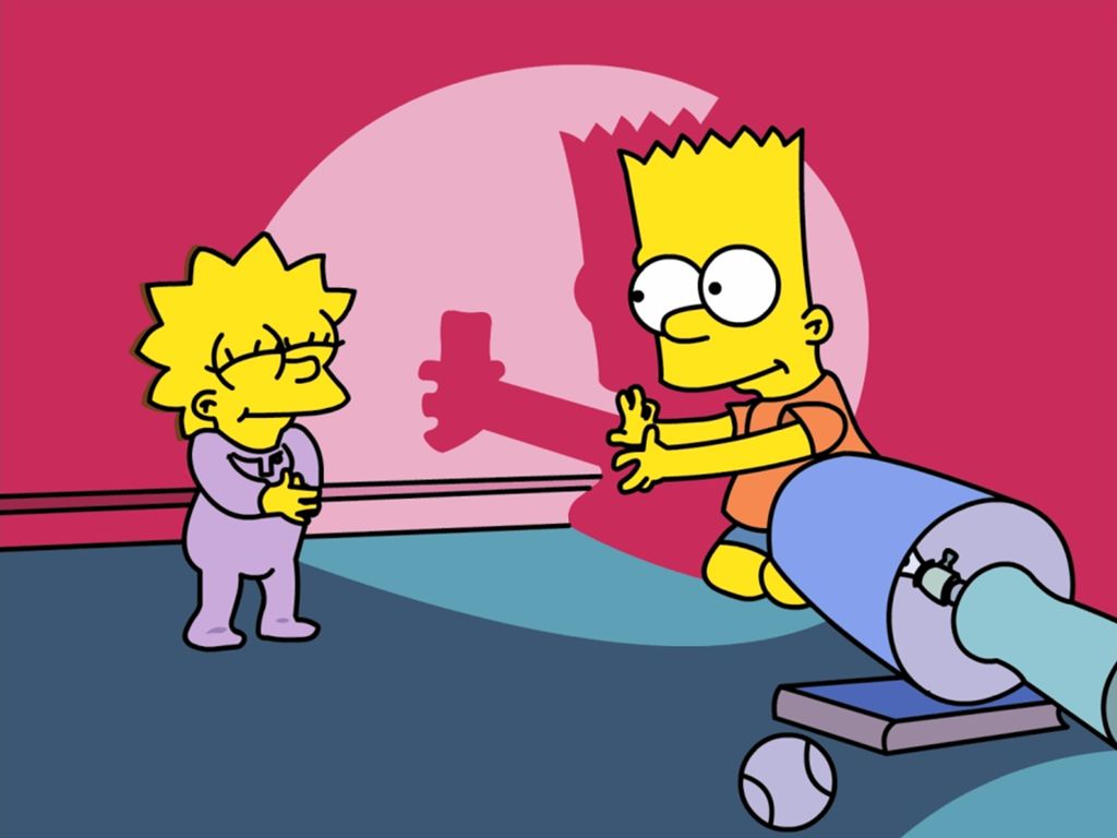 Fondo De Pantalla Los Simpsons Bart Y Lisa Imagenes Hilandy.