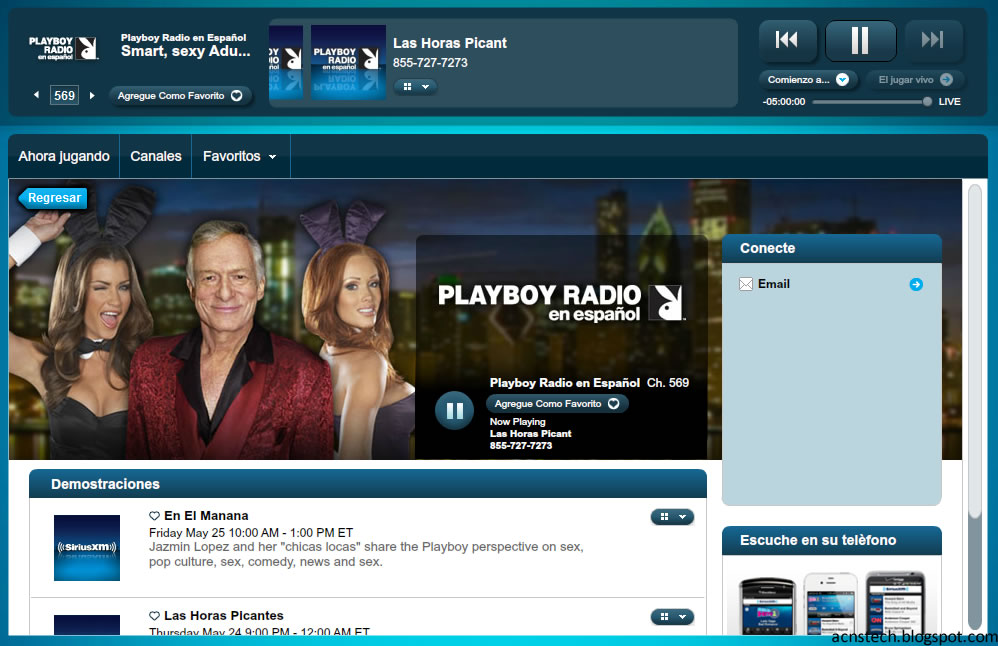 ACNSTech Escuchar SiriusXM y llamar desde Gratis