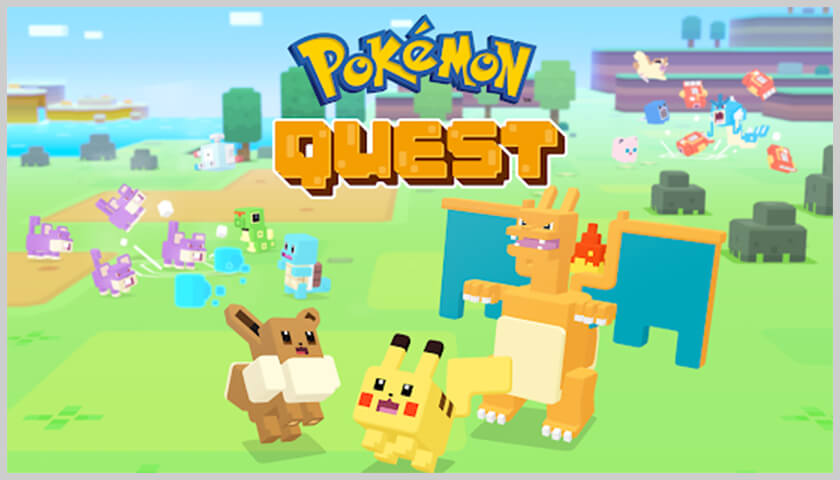 screen pokémon quest