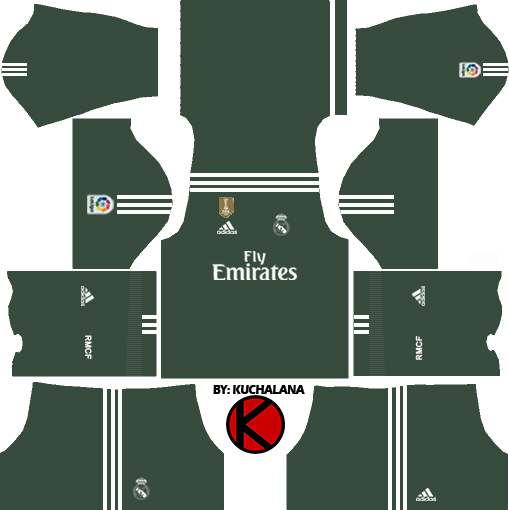 Real Madrid Kits 2017/2018 - Dream League Soccer - Kuchalana