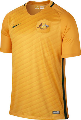 オーストラリア代表 2016 ユニフォーム-ホーム