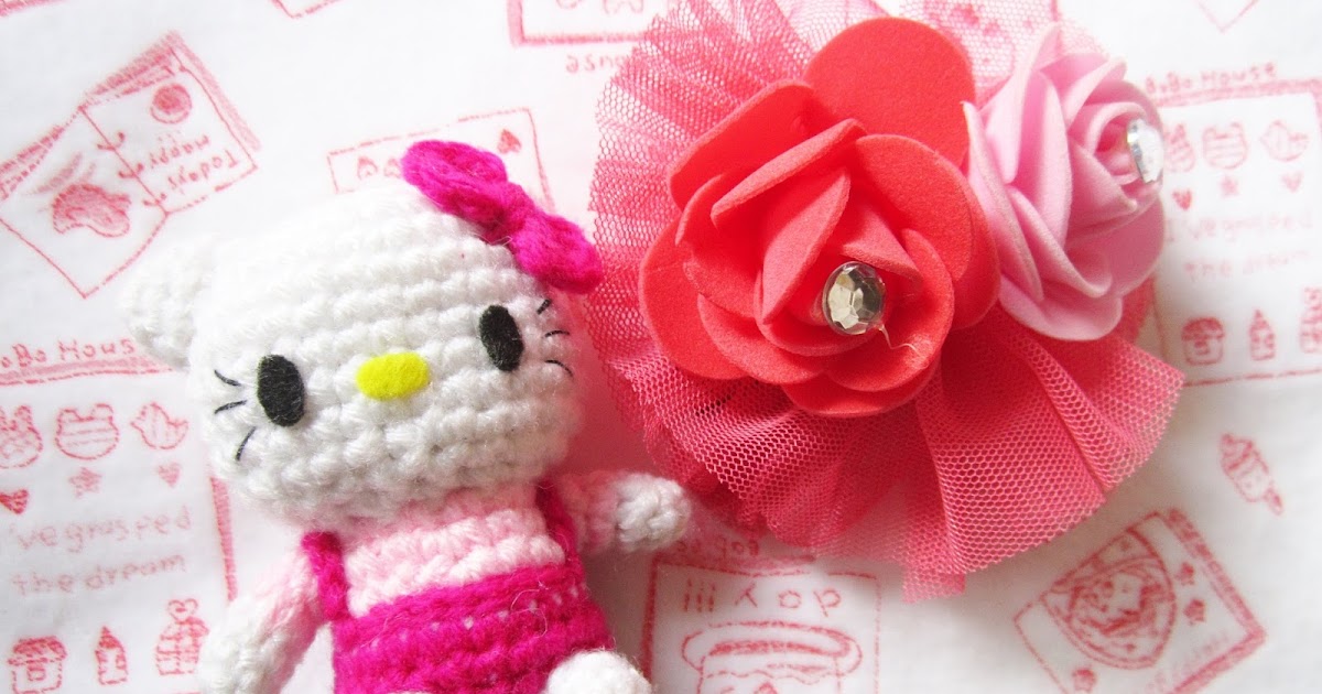 A little love everyday!: Hello Kittty amigurumi pattern