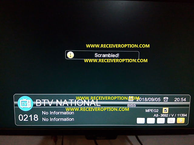 ECHOLINK 570 2018 HD RECEIVER BISS KEY OPTION