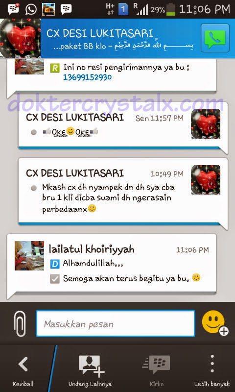 testi / testimonial Crystal X 5