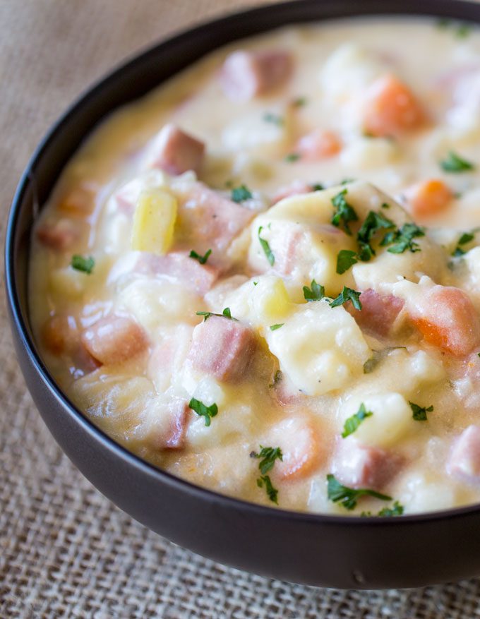 Creamy Ham and Vegetable Stew - Your Recipes Here