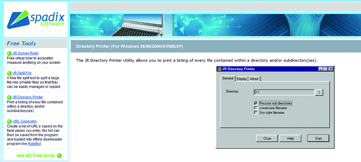 RECURSOS DIDÁTICOS VIRTUAIS JR Directory Printer