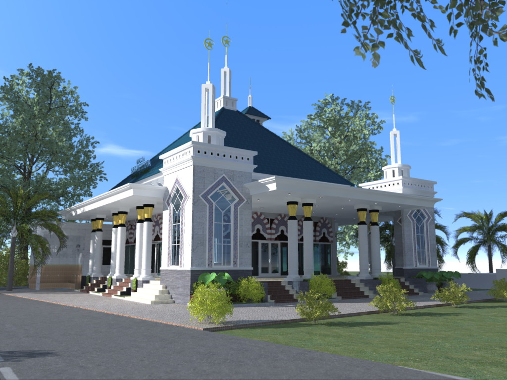 53 Model Desain  Masjid  Minimalis  Modern Unik Terbaru 2021 