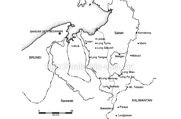 Map of Bakelalan Maligan Highlands