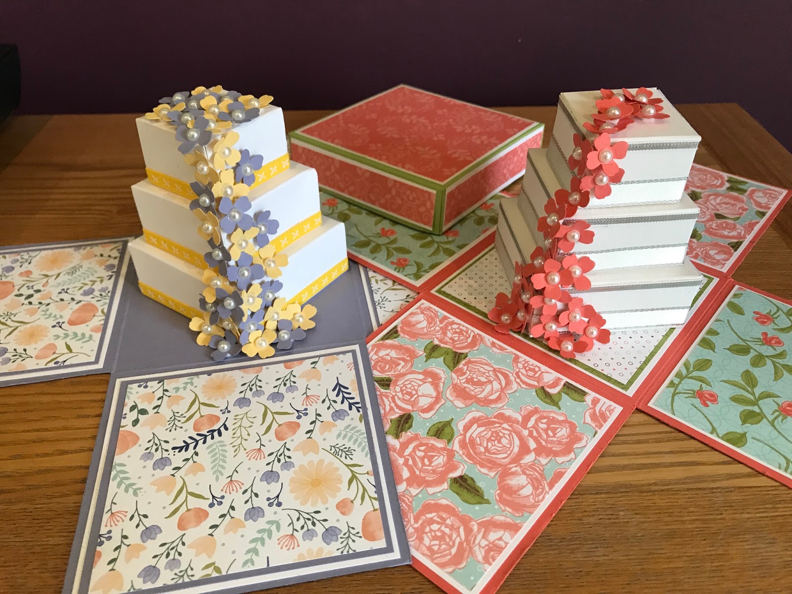 Explosion Boxes with Celebration Cakes