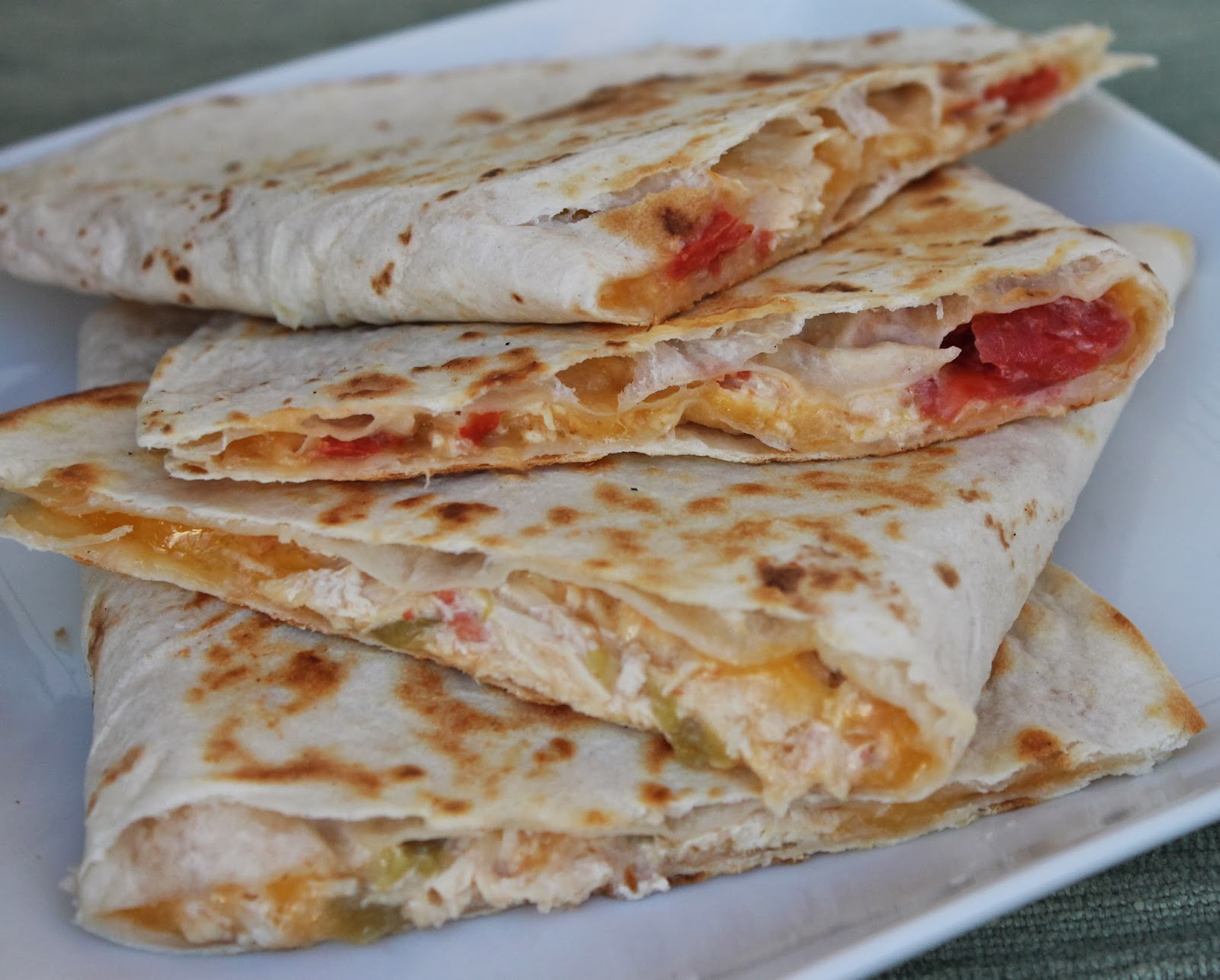 Cooking with Mandy Slow Cooker Cheesy Chicken Quesadillas