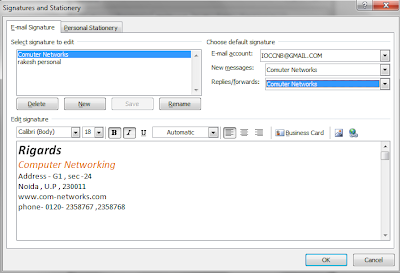 how to add signature in outlook 2007 how to add signature in outlook 2007
