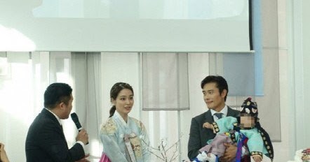 Lee Min Jung and Lee Byung Hun throw a grand birthday party for their