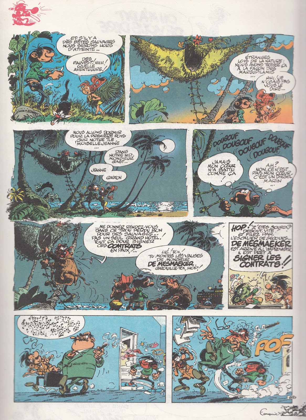 Le Zouave Interplanétaire La bande dessinée est pleine de méchants.